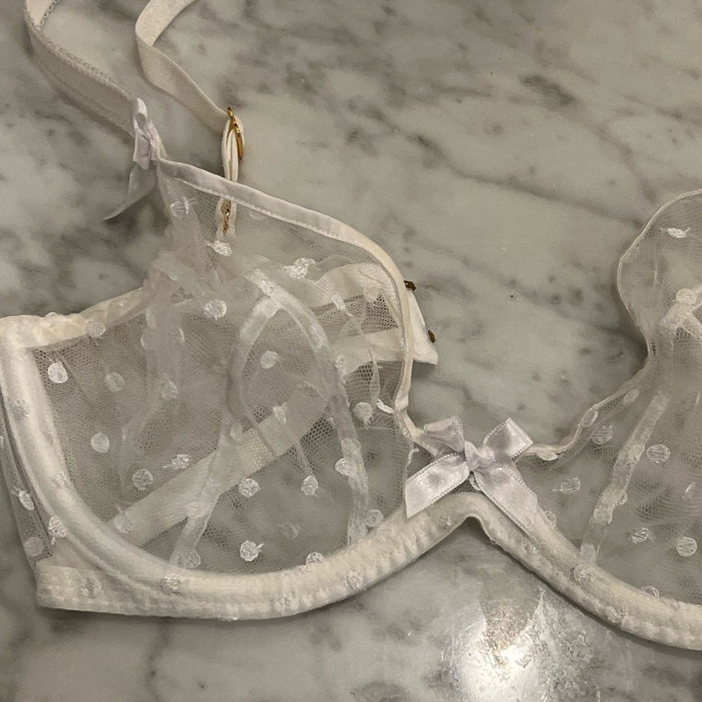 Agent Provocateur white Brie polka dot - Picture 8 of 9